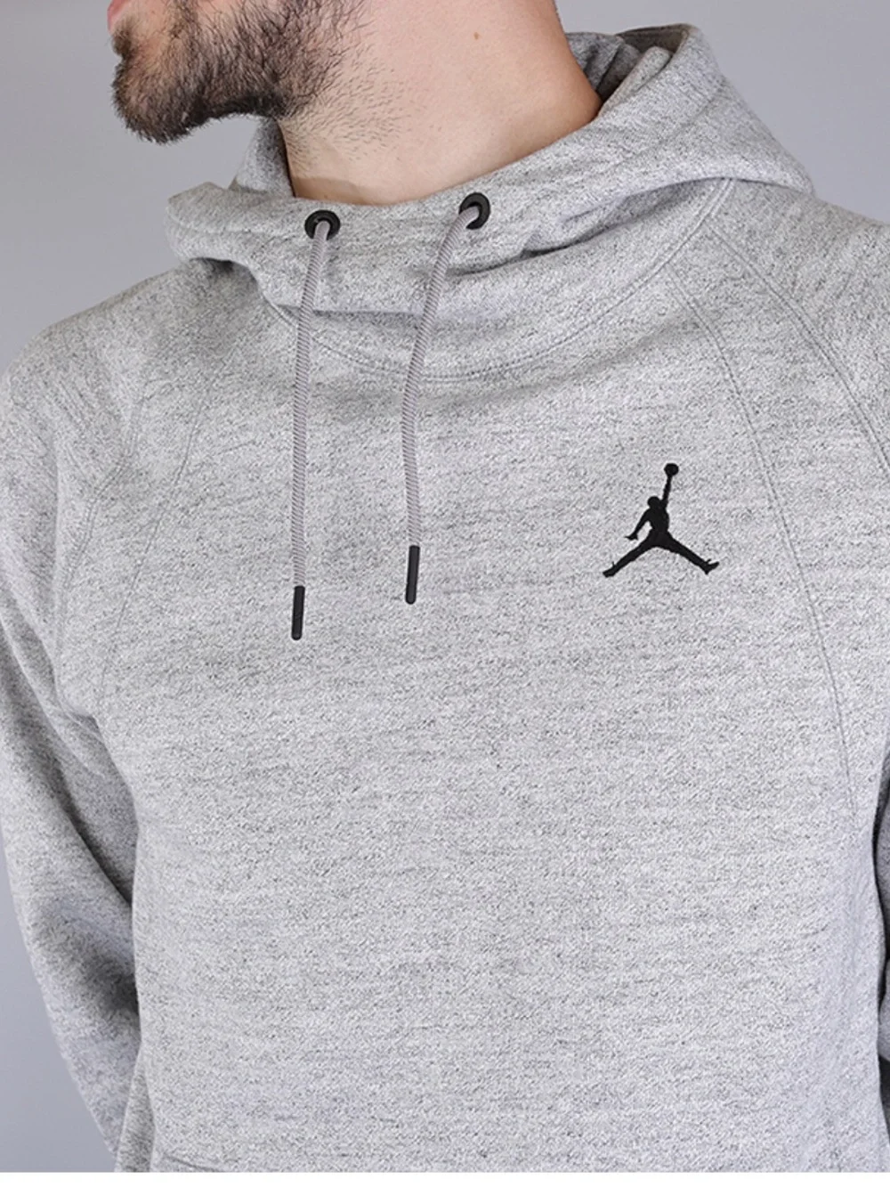 Nike Jordan hoodie sweatshirt Jordan Wings fleece Gray Pullover Hoodie